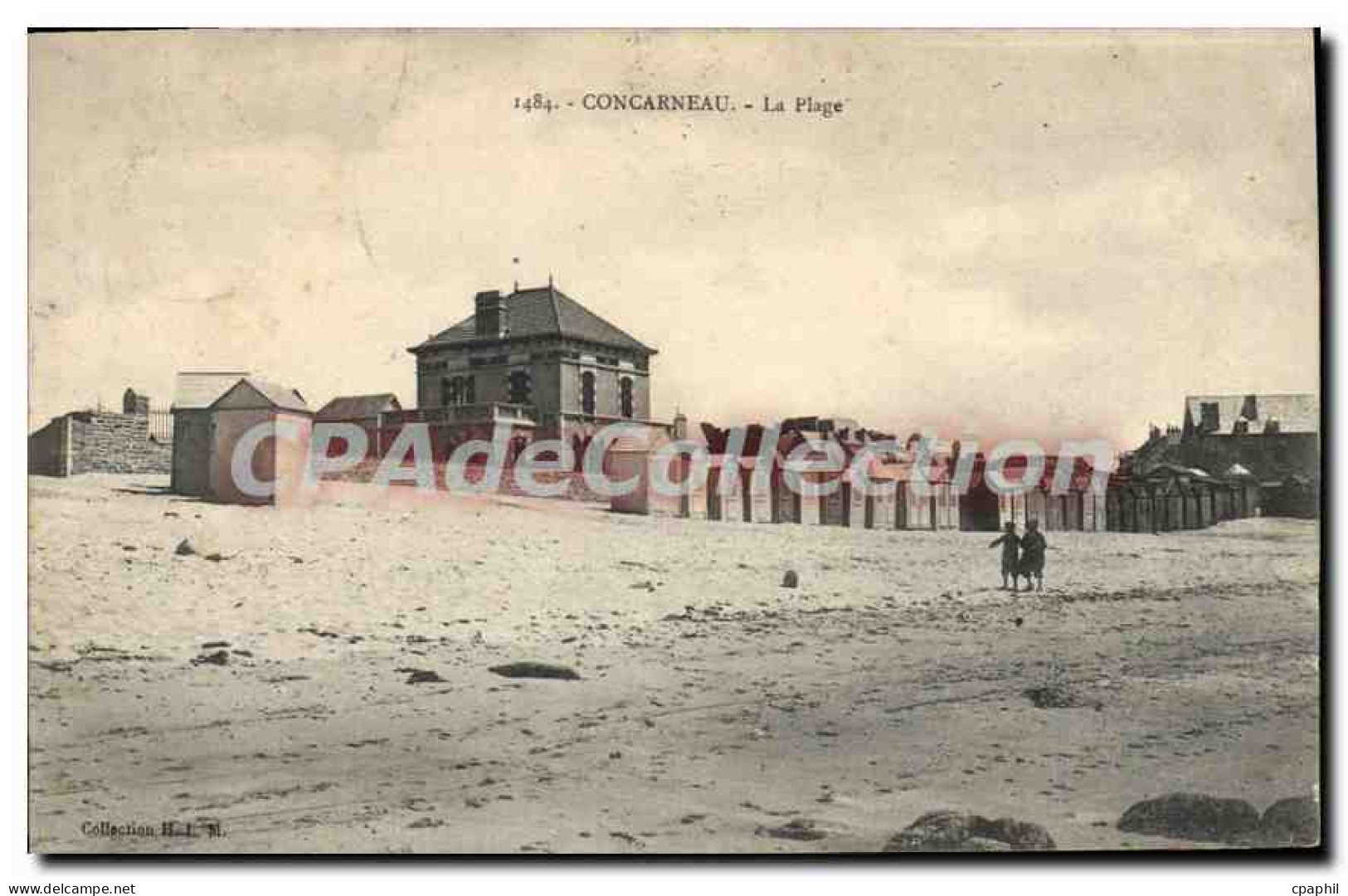 CPA Concarneau la plage
