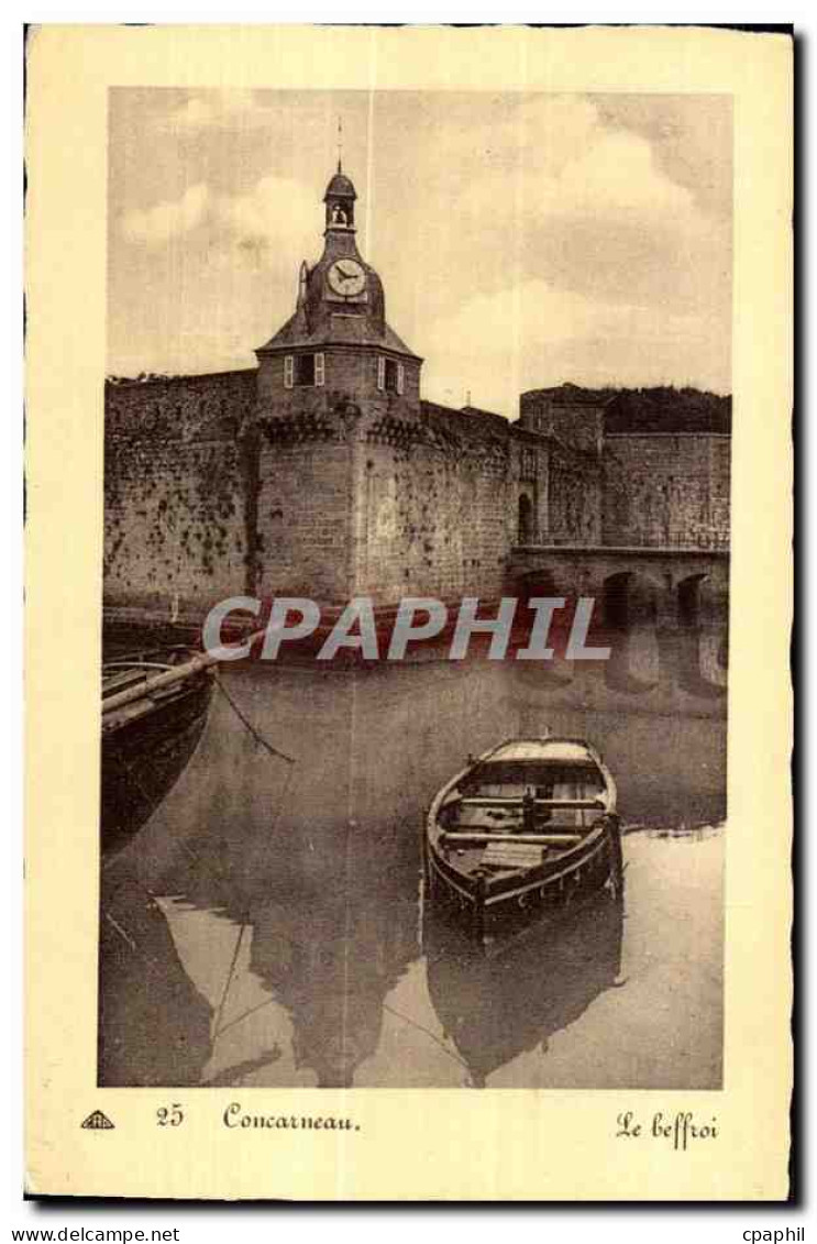 CPA Concarneau Le beffroi