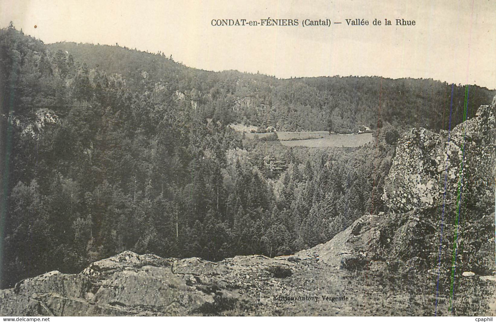 CPA Condat en feniers (cantal) vallee de la rhue