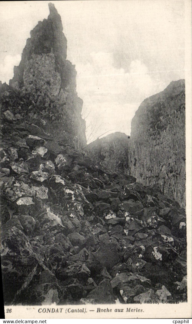 CPA Condat Roche aux Merles