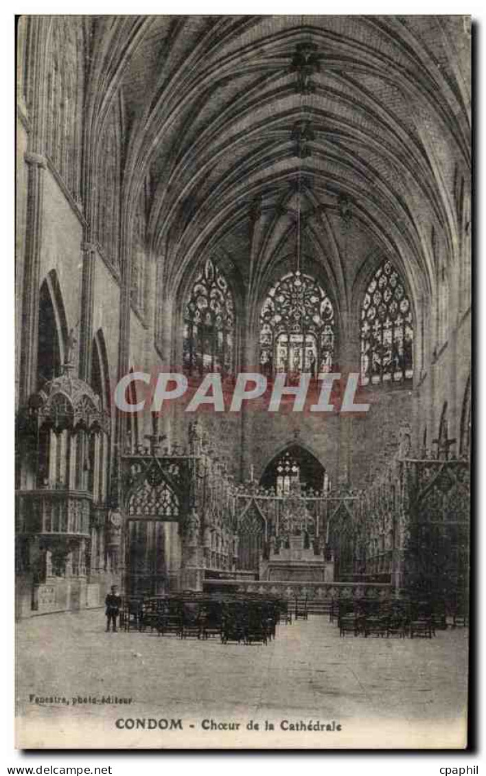 CPA Condom Choeur De La Cathedrale