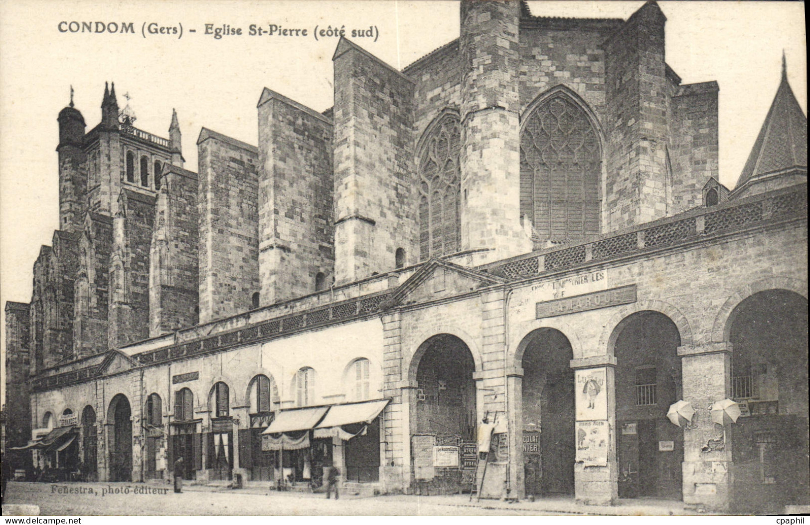 CPA Condom Eglise St Pierre