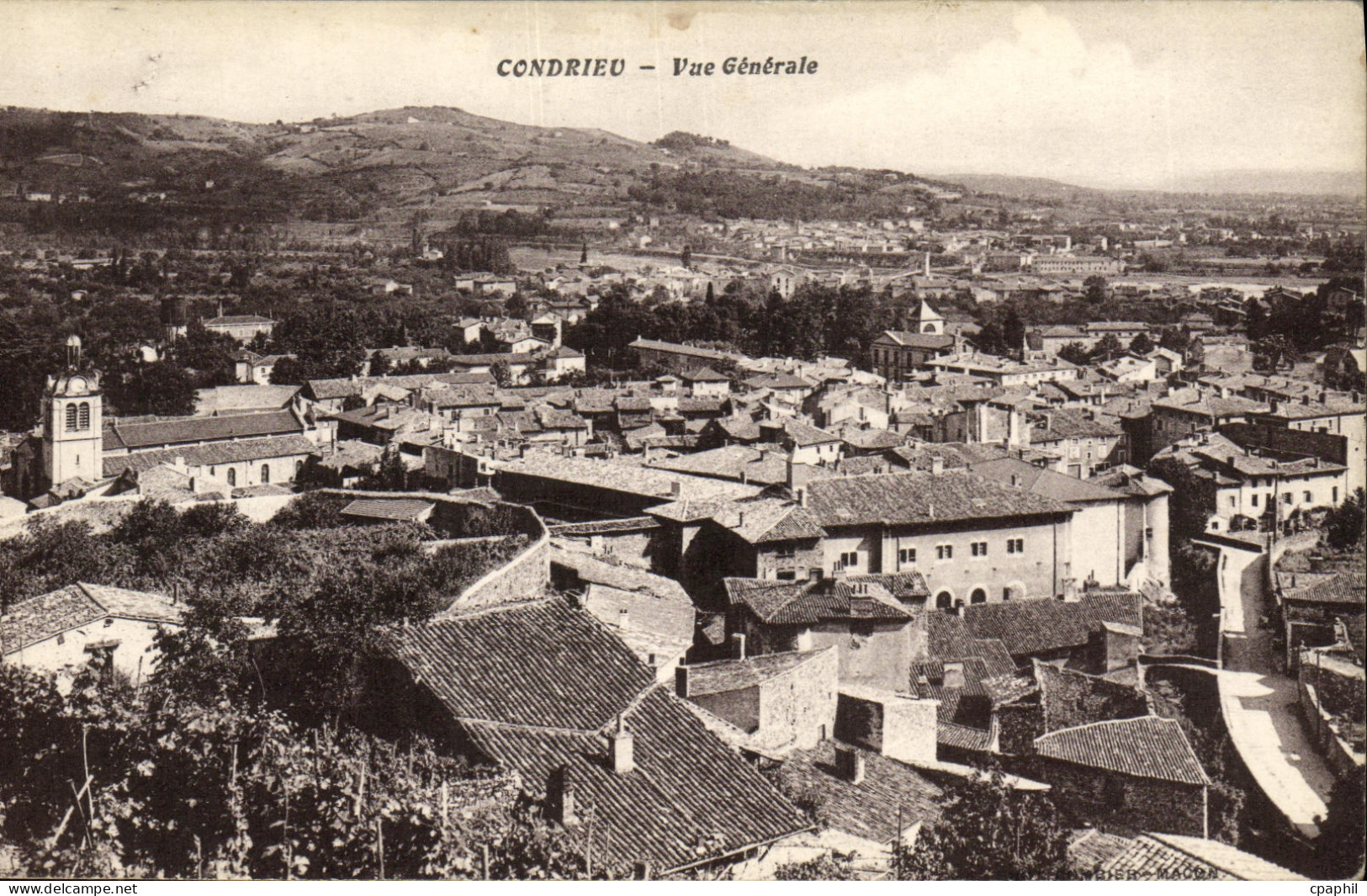CPA Condrieu Vue Generale