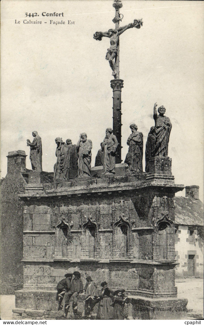 CPA Confort le Calvaire Facade Est