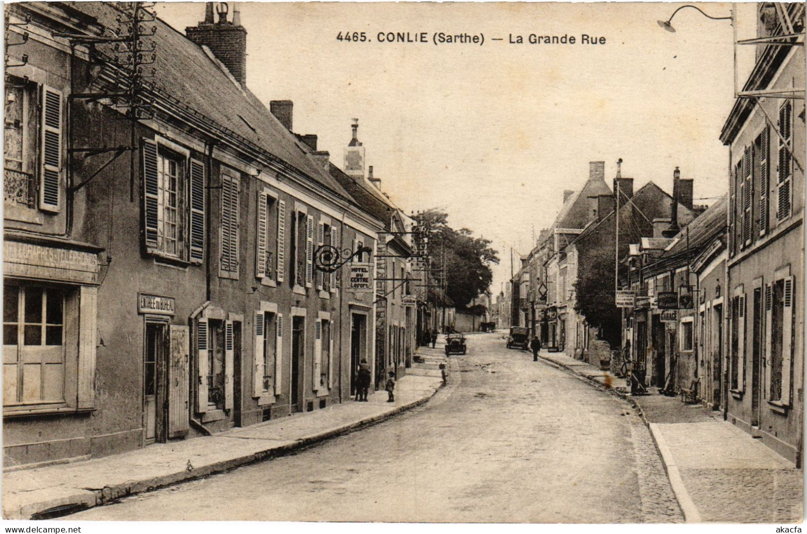 CPA Conlie Grande Rue (1473860)