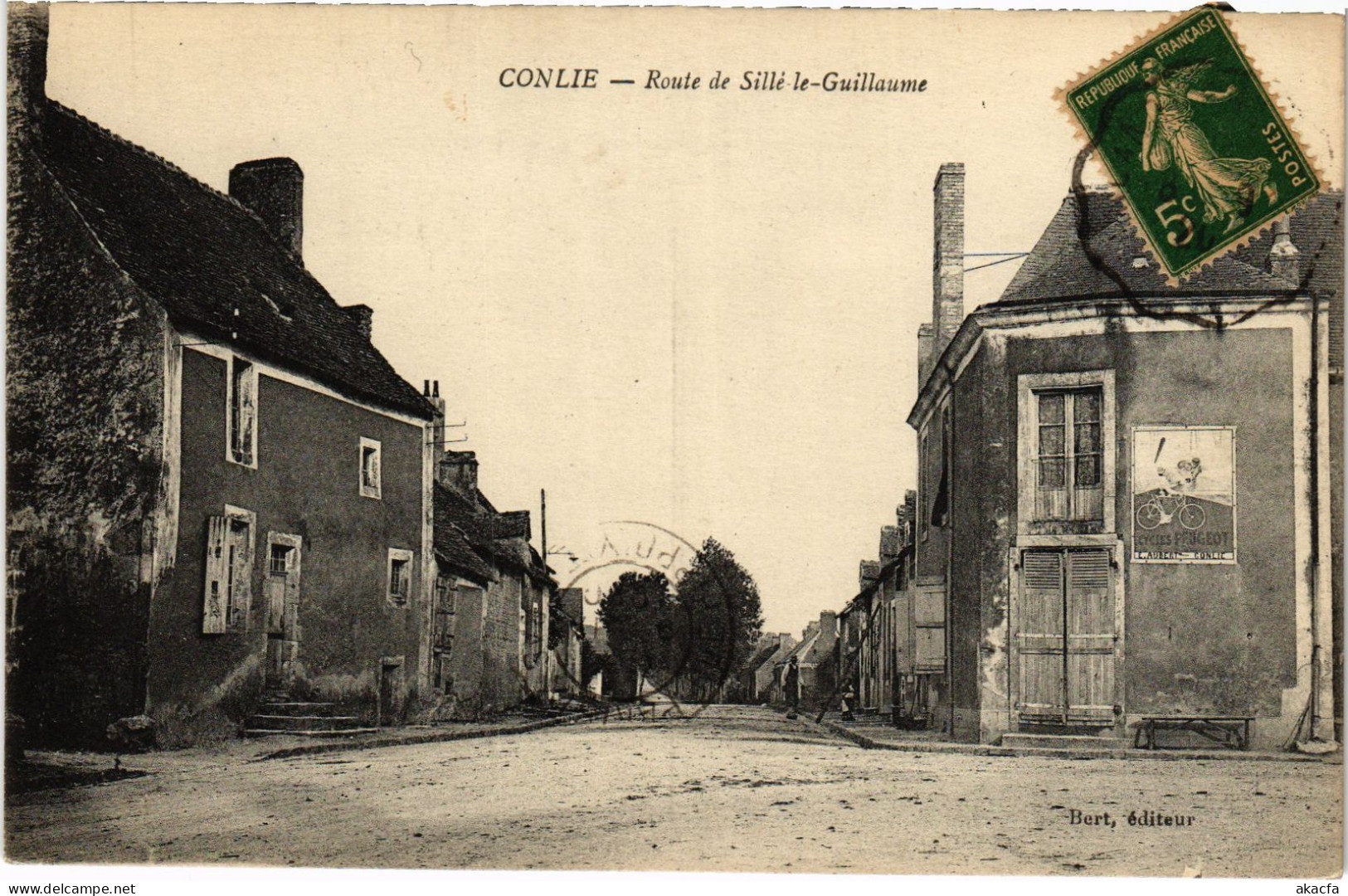 CPA Conlie Route de Sille le-Guillaume FRANCE (1451023)