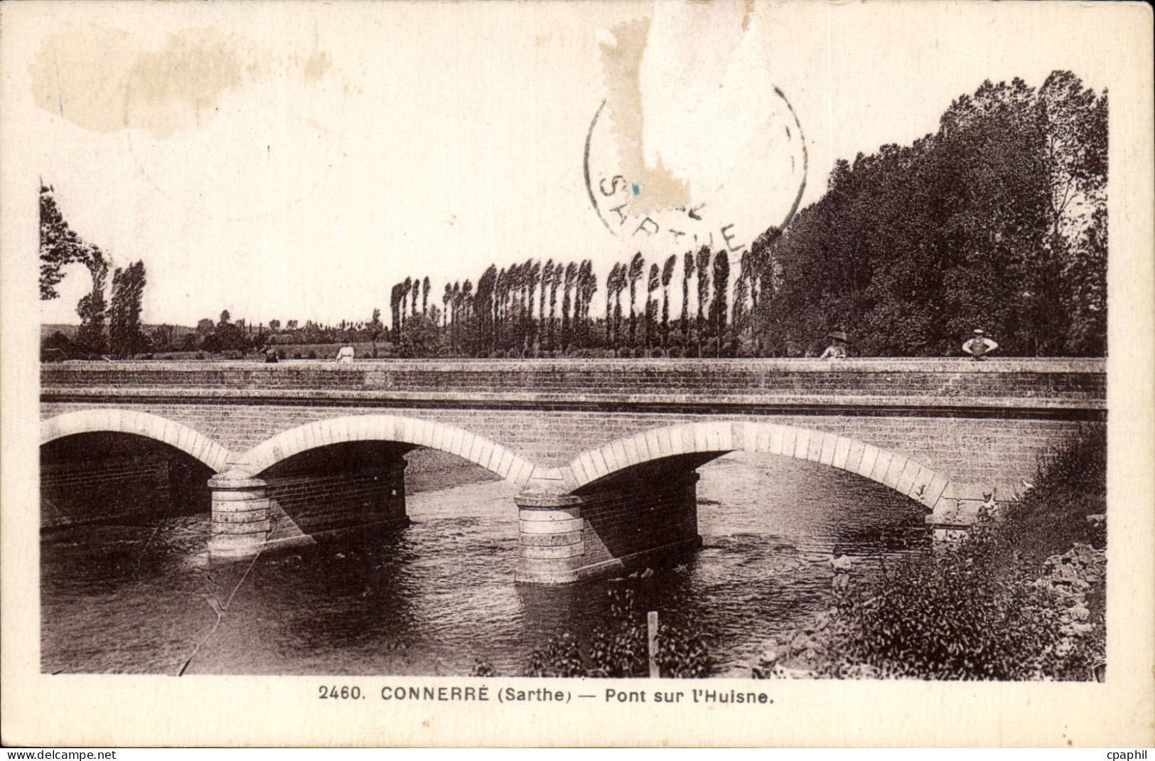 CPA Connerre Pont sur l Huisne