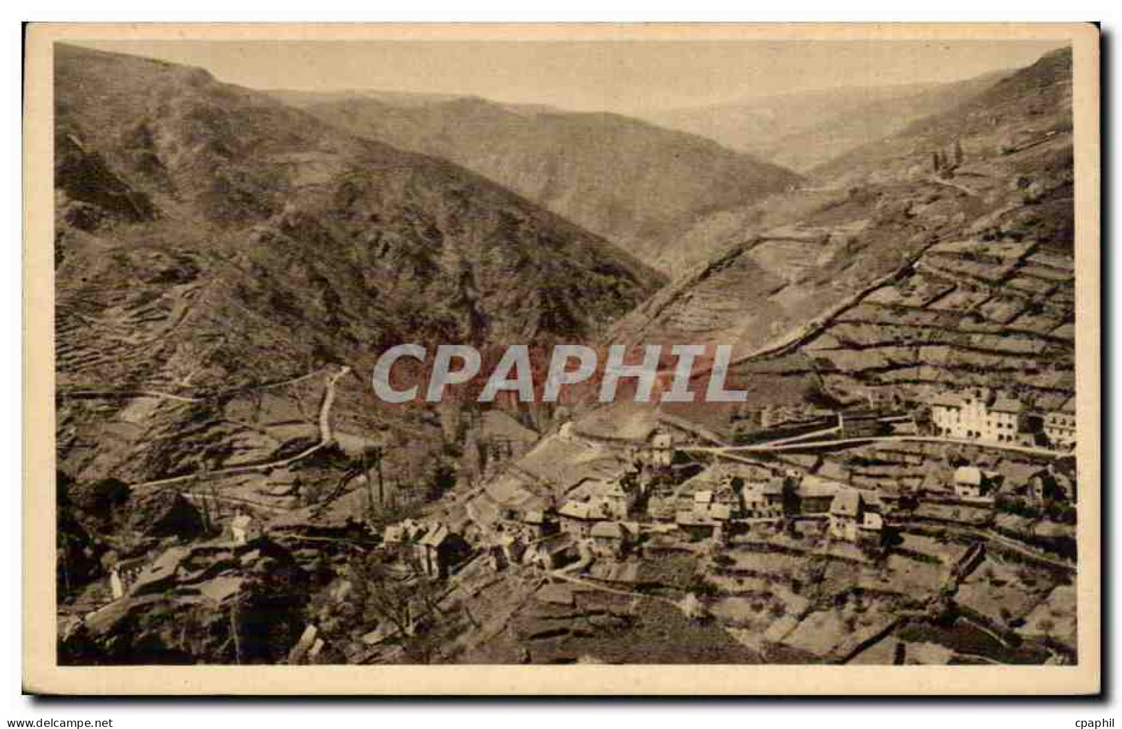 CPA Conques Les gorges vers Grand Vabre