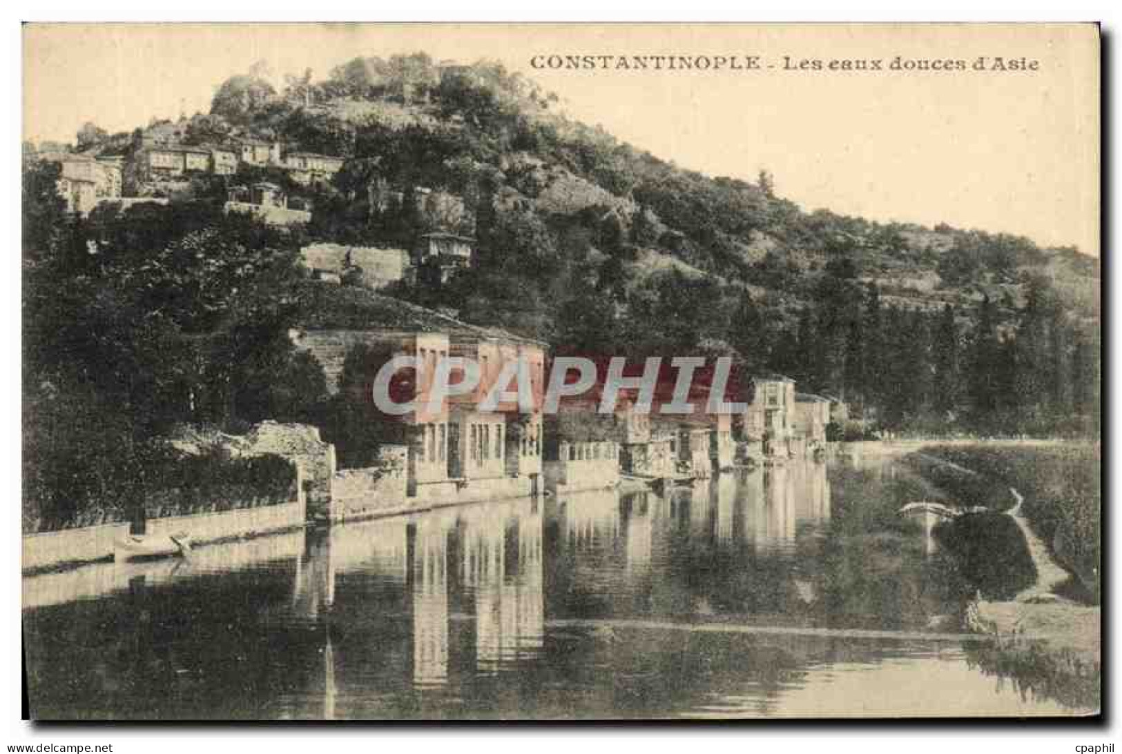 CPA Constantinople Les Eaux Douces d Asie