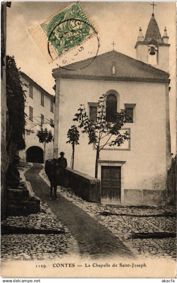 CPA Contes - La Chapelle de Saint Joseph (110891)