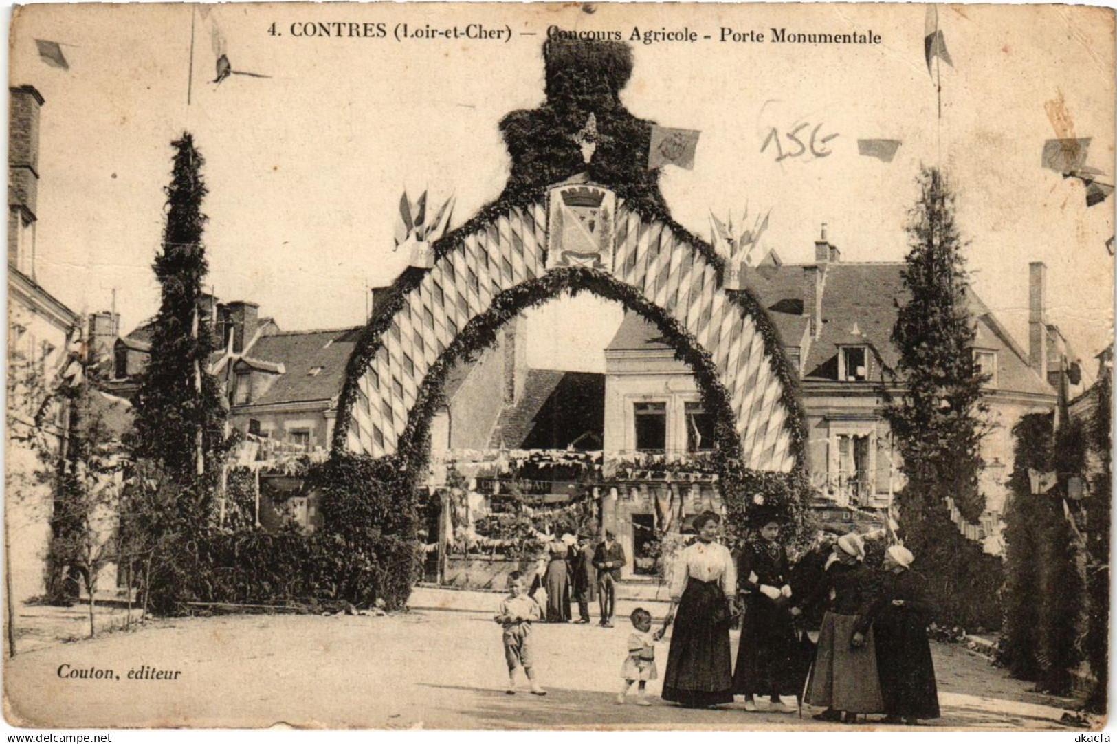 CPA CONTRES - Cancours Agricole - Porte Monumentale (741144)