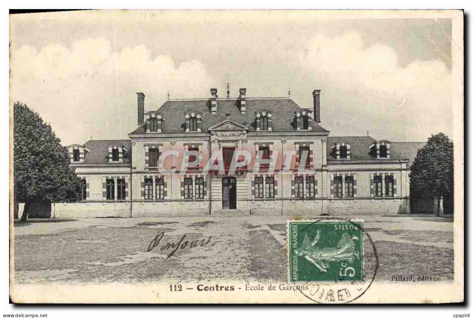 CPA Contres Ecole de Garcons