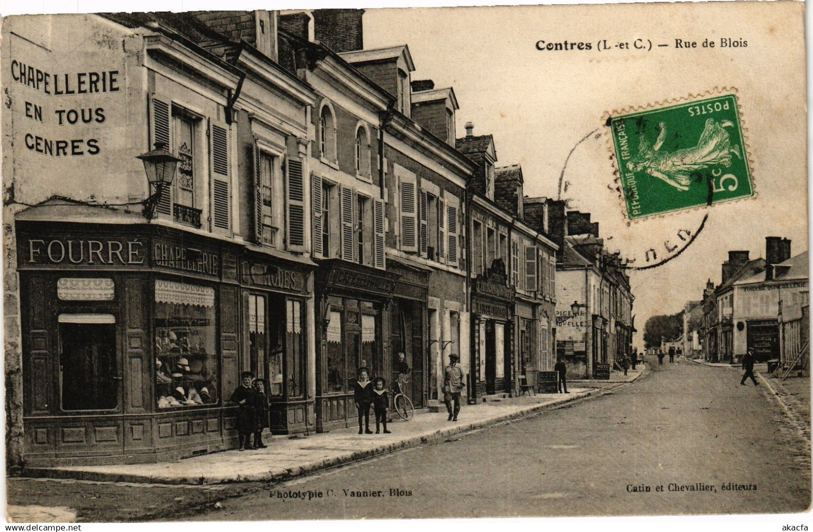 CPA CONTRES (L-et-C.) - Rue BLOIS (208725)