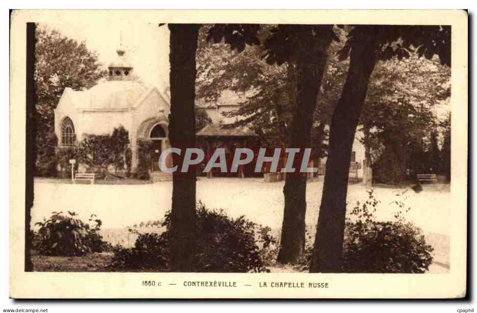CPA Contrexeville La Chapelle Russe Russian chapel