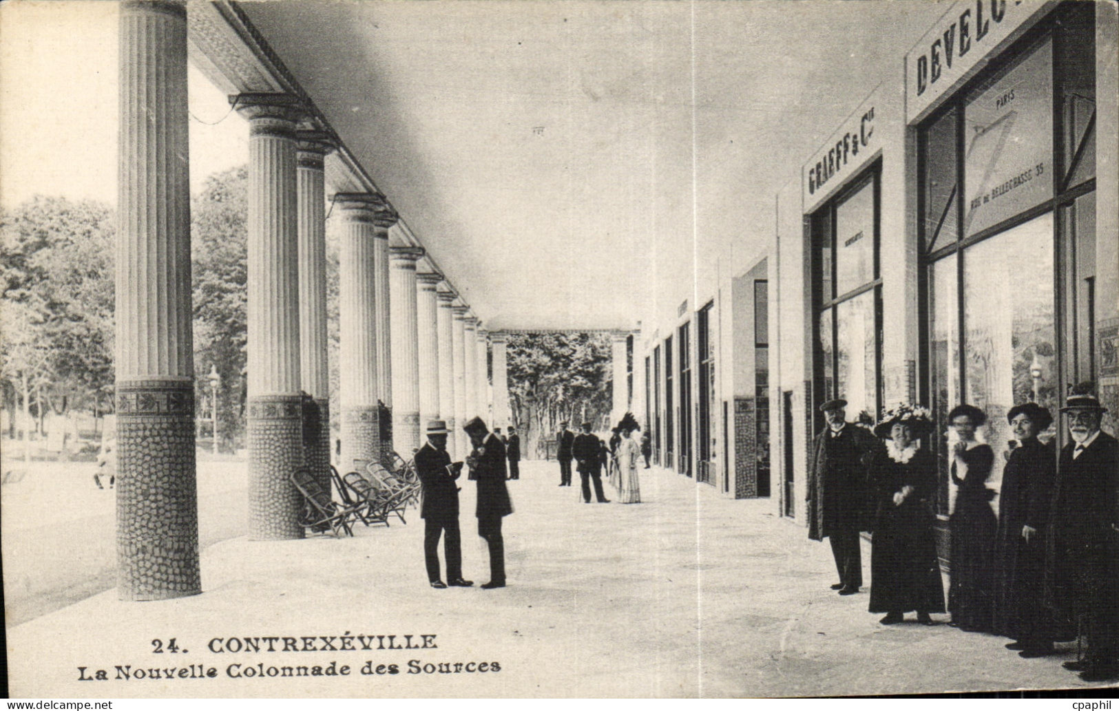 CPA Contrexeville La Nouvelle Colonnade des Sources