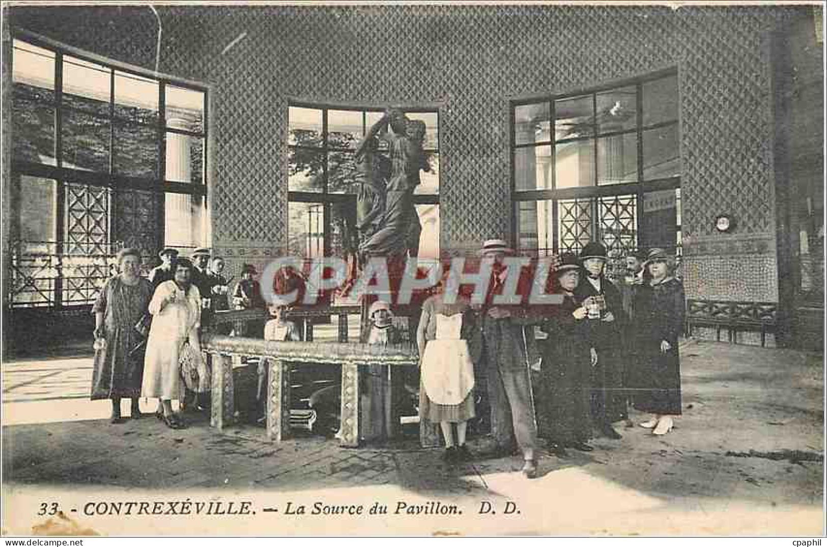 CPA Contrexeville La Source du Pavillon