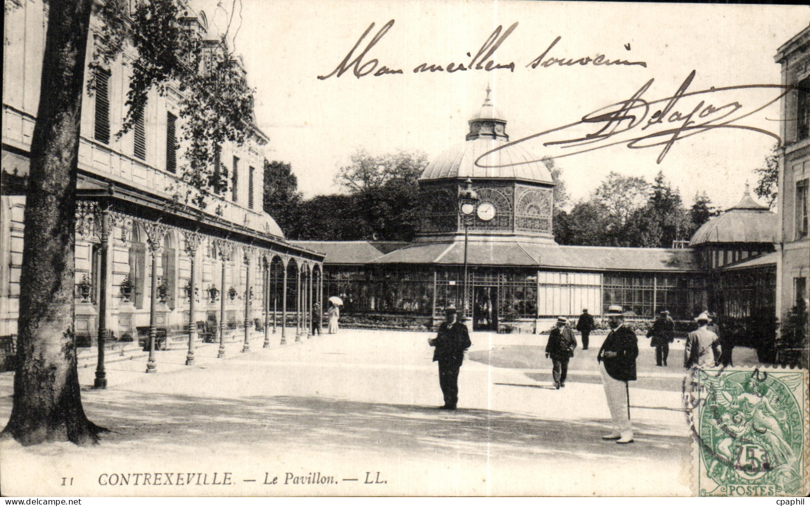 CPA Contrexeville Le Pavillon