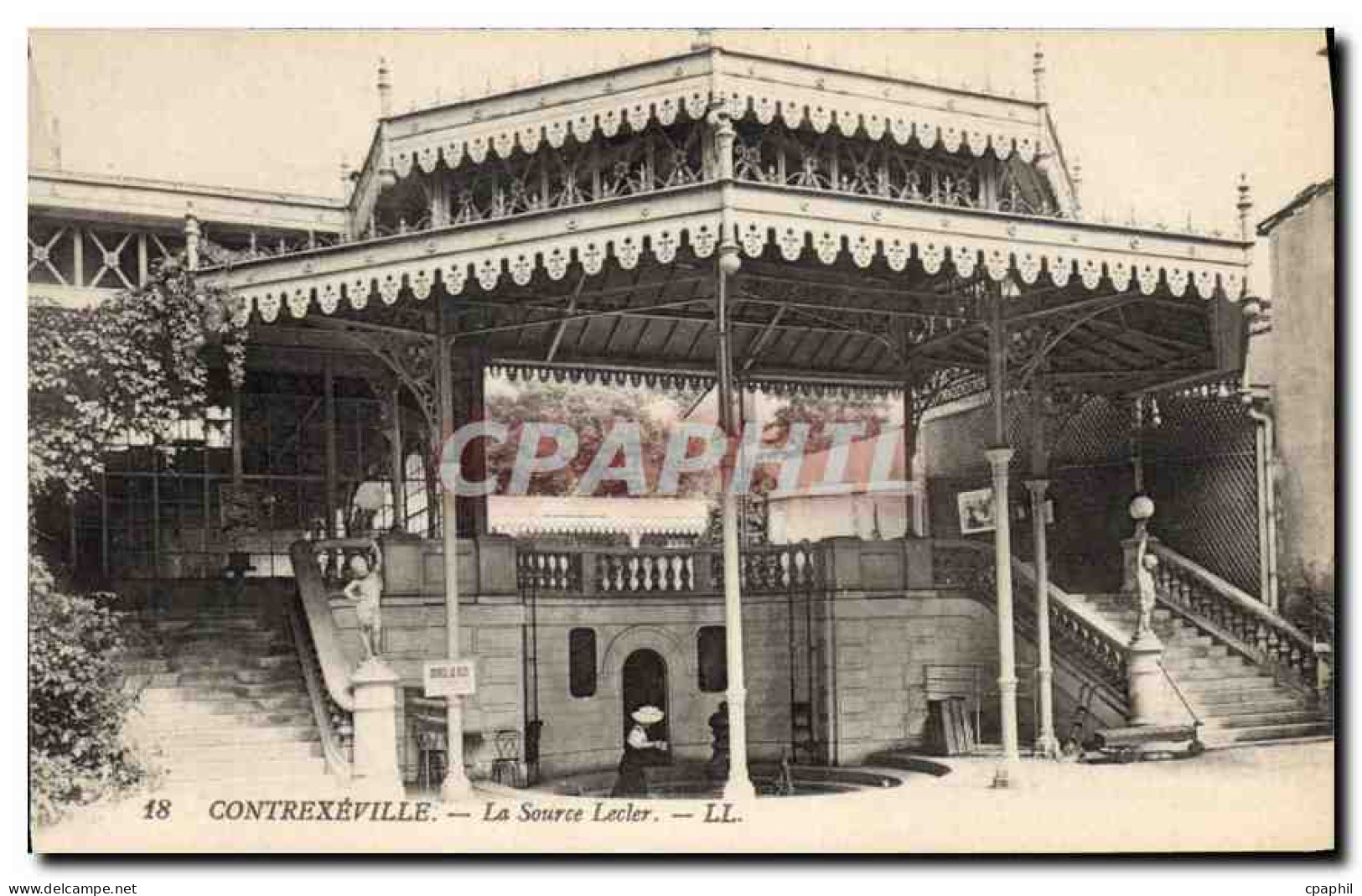 CPA Contrexeville Lecler