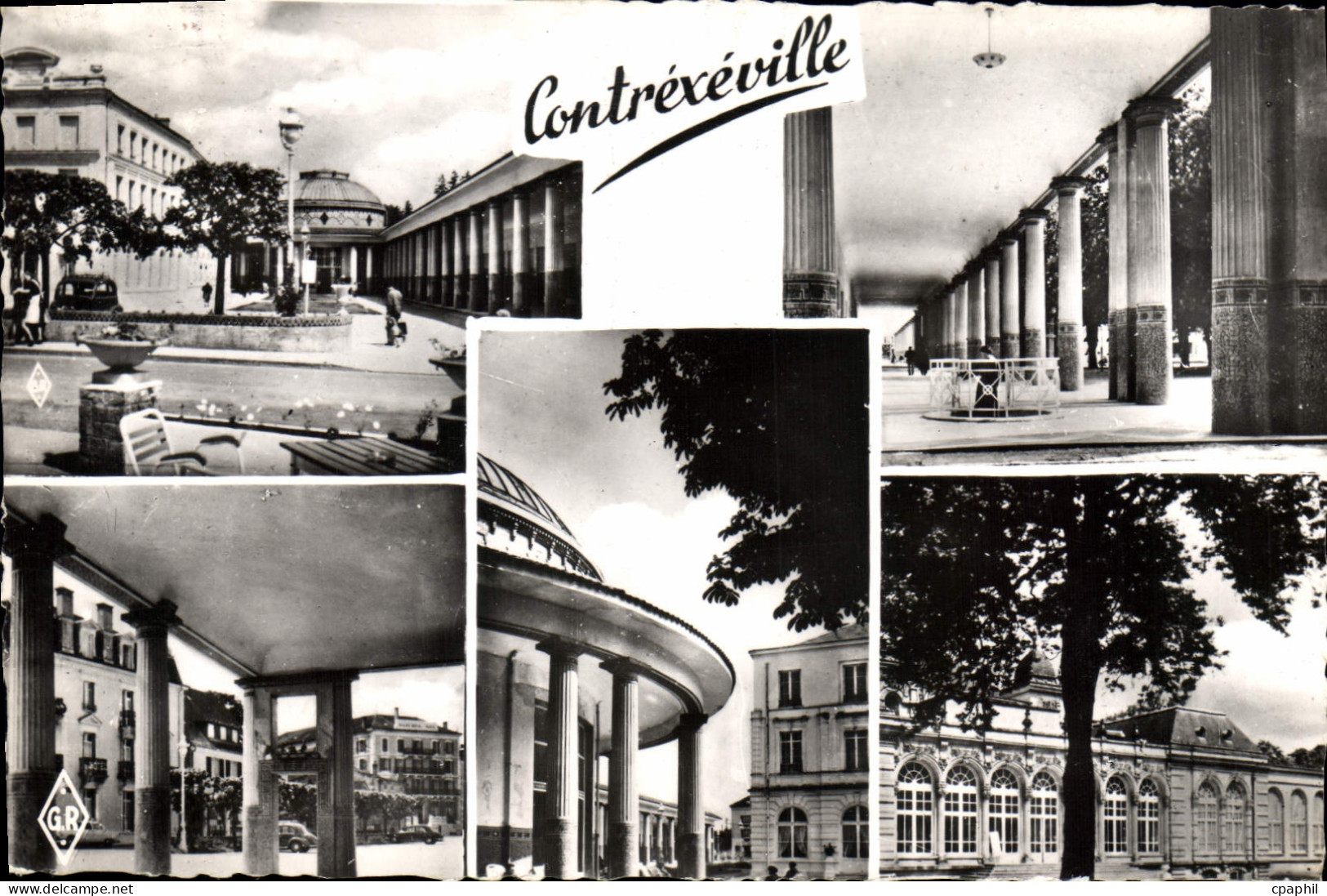 CPA Contrexeville Vosages ville d'Eau