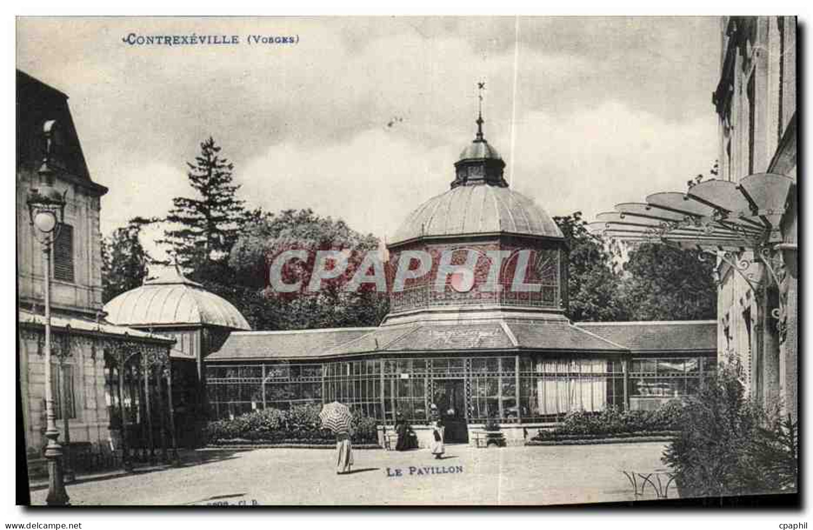CPA Contrexeville (Vosges) Le pavillon