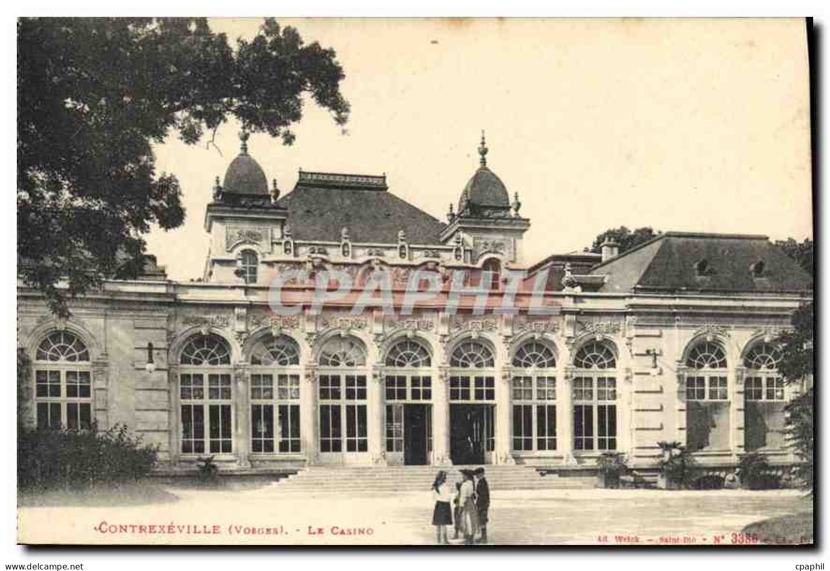 CPA Contrexeville (Vosques) Le Casino