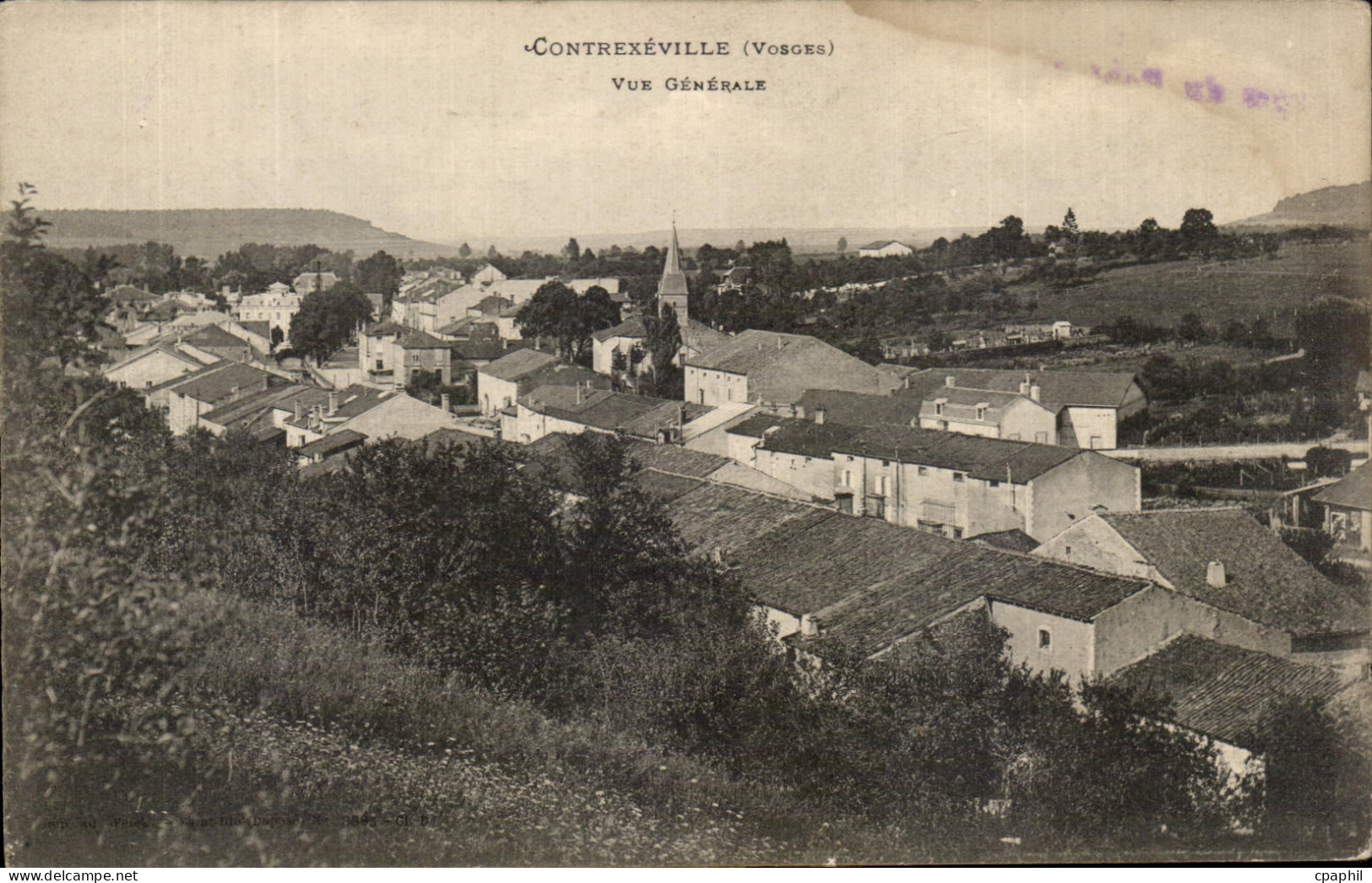 CPA Contrexeville Vue Generale