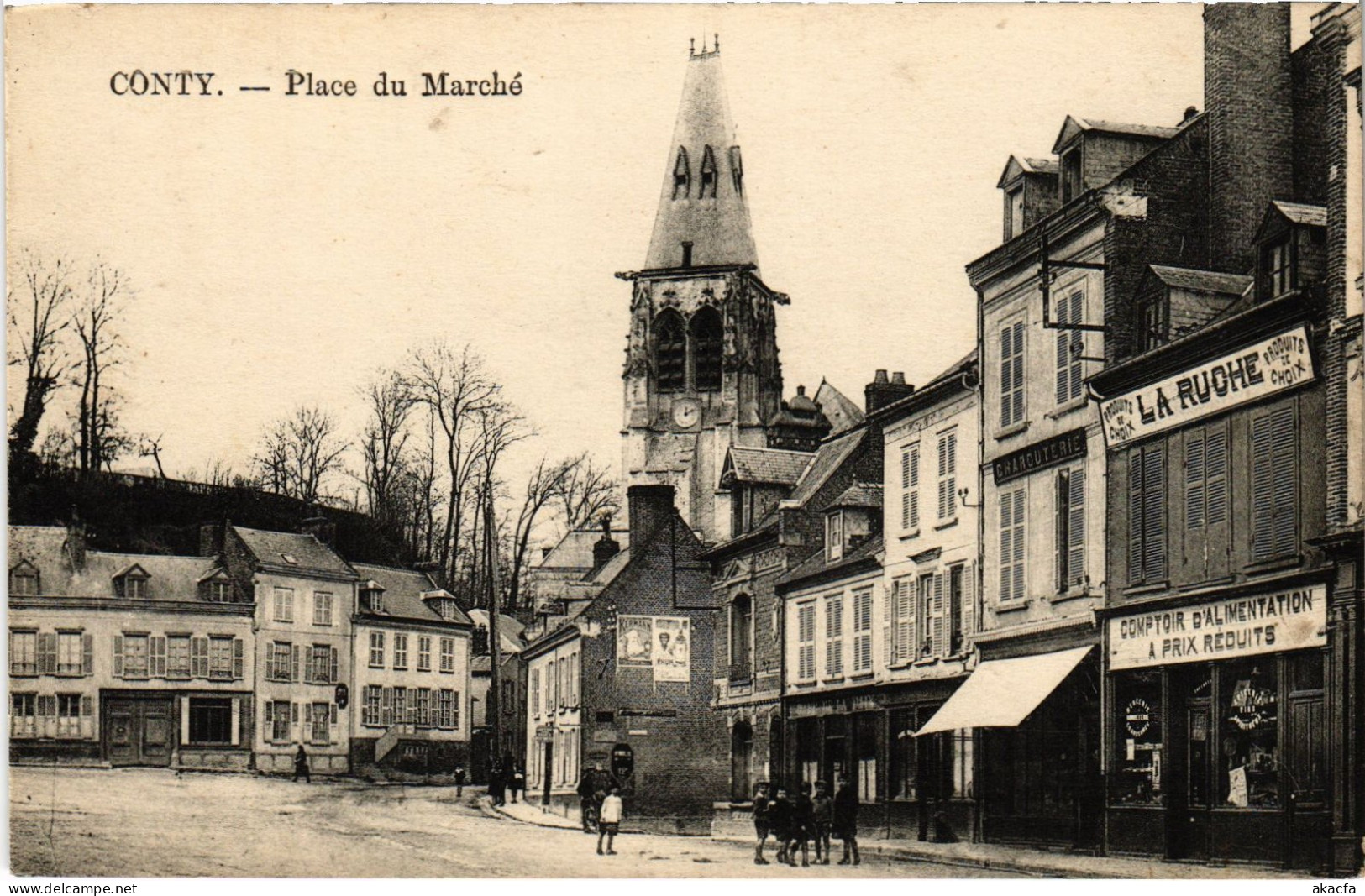 CPA Conty Place du Marche (1503238)