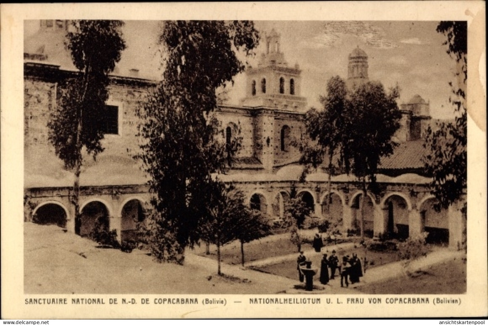 CPA Copacabana Bolivien, Nationalheiligtum U.L. Frau