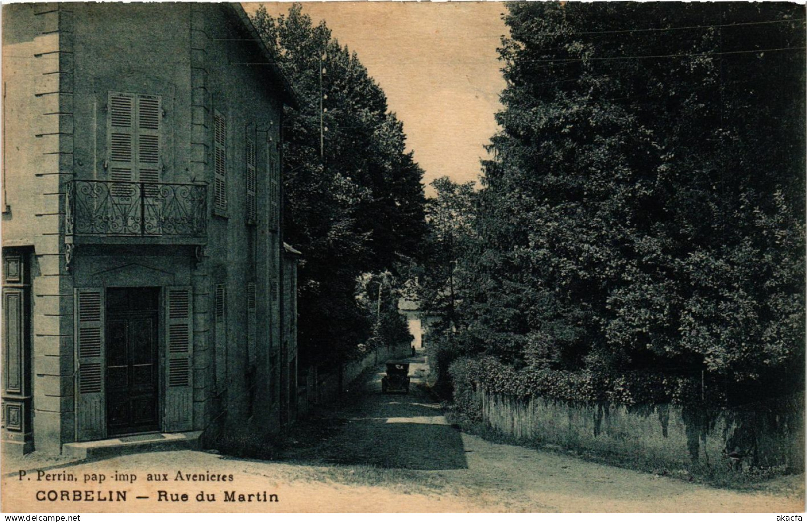 CPA Corbelin - Rue du Martin FRANCE (961822)