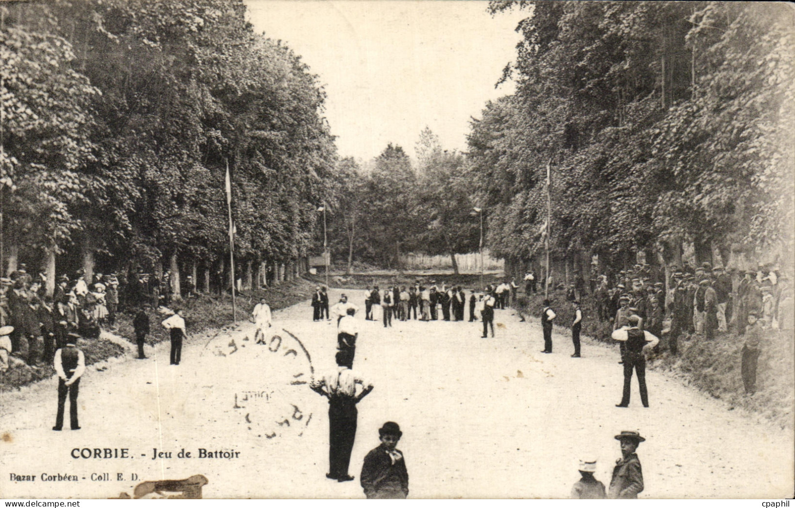 CPA Corbie Jeu de Battoir Jeu de Paume