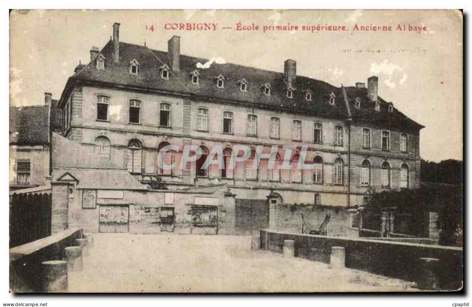 CPA Corbigny Ecole primaire superieure Ancienne Abbaye