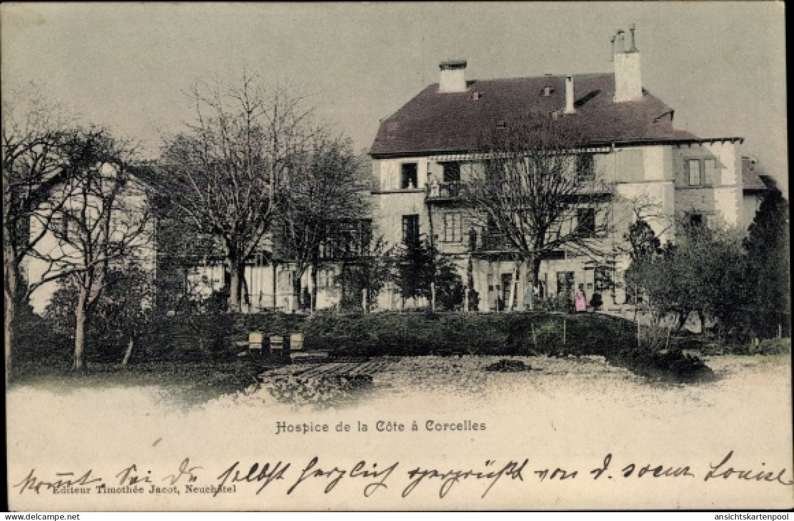 CPA Corcelles Cormondrèche Neuchatel, Hospice de la Cote