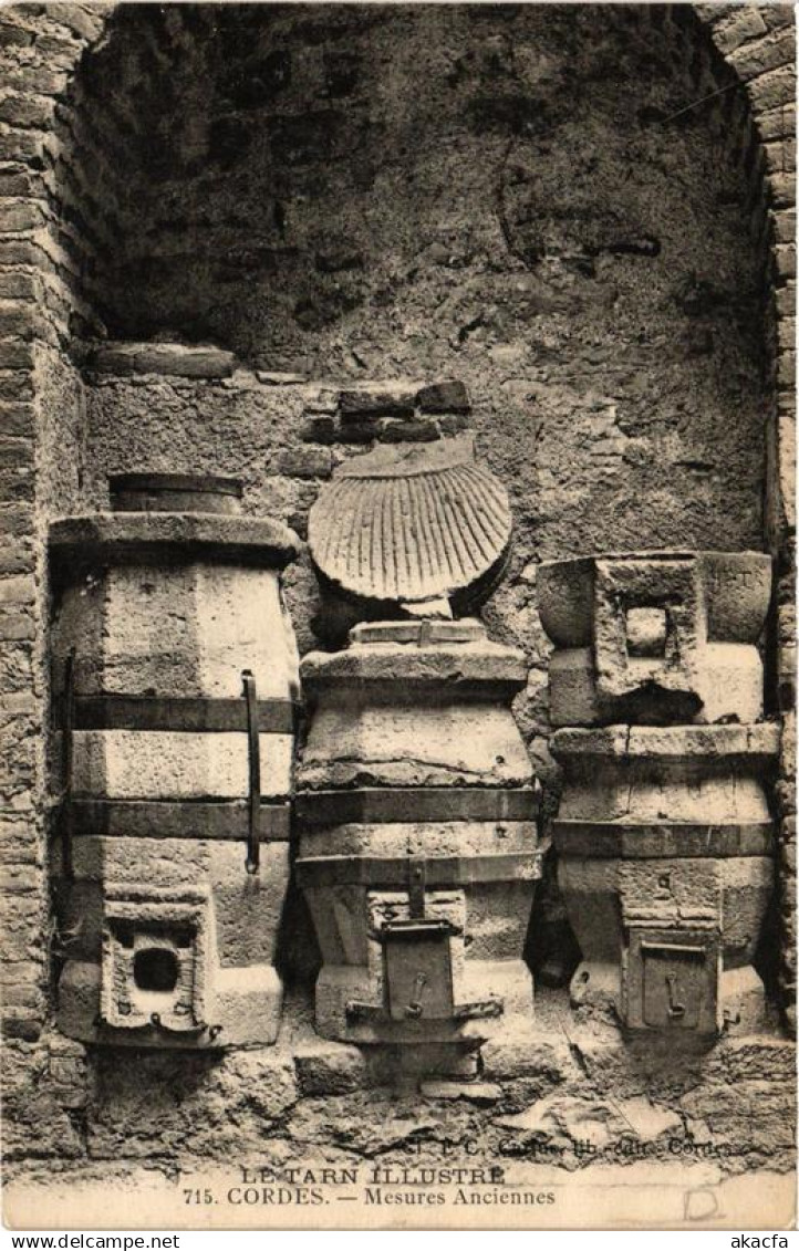 CPA CORDES Mesures Anciennes (615075)