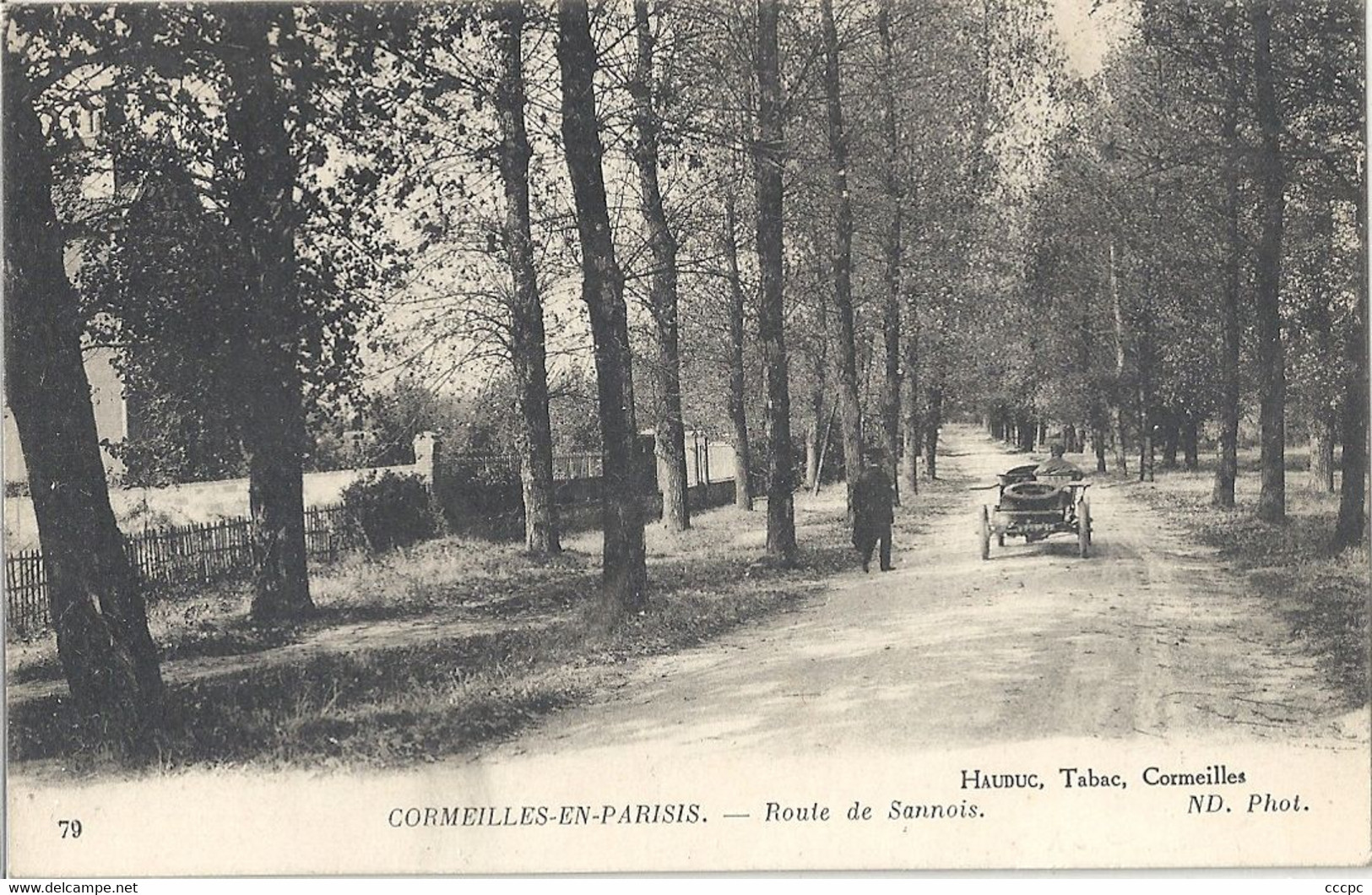 CPA Cormeilles-en-Parisis Route de Sannois