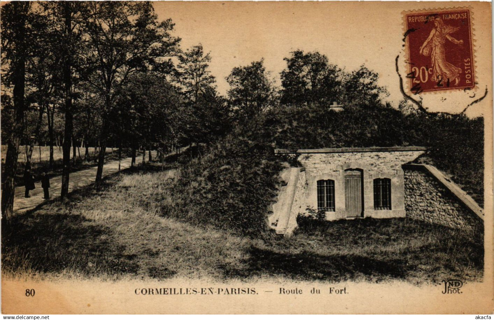 CPA Cormeilles -en-Parisis -Route du Fort (290222)