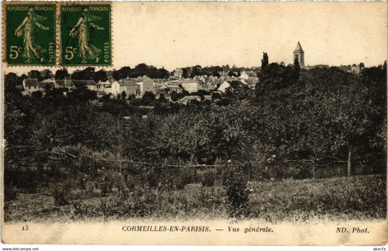 CPA CORMEILLES-en-PARISIS - Vue générale (107187)