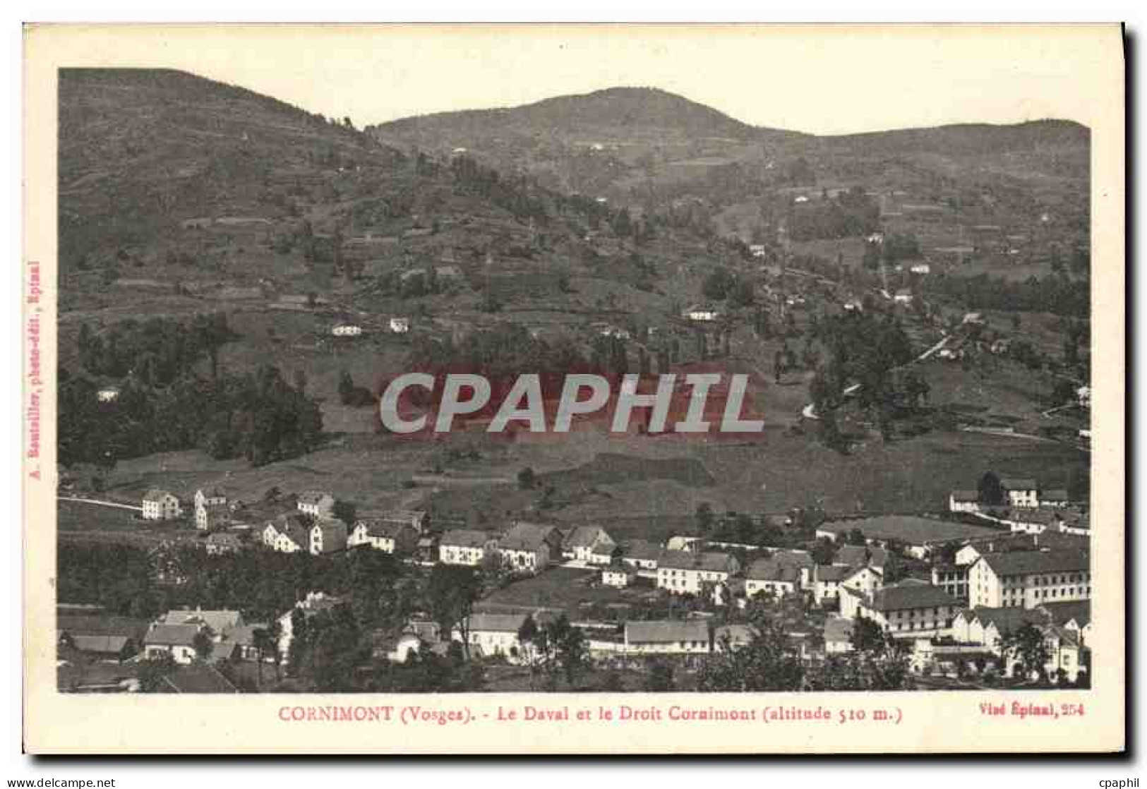 CPA Cornimont Le Daval et le Droit Cornimont