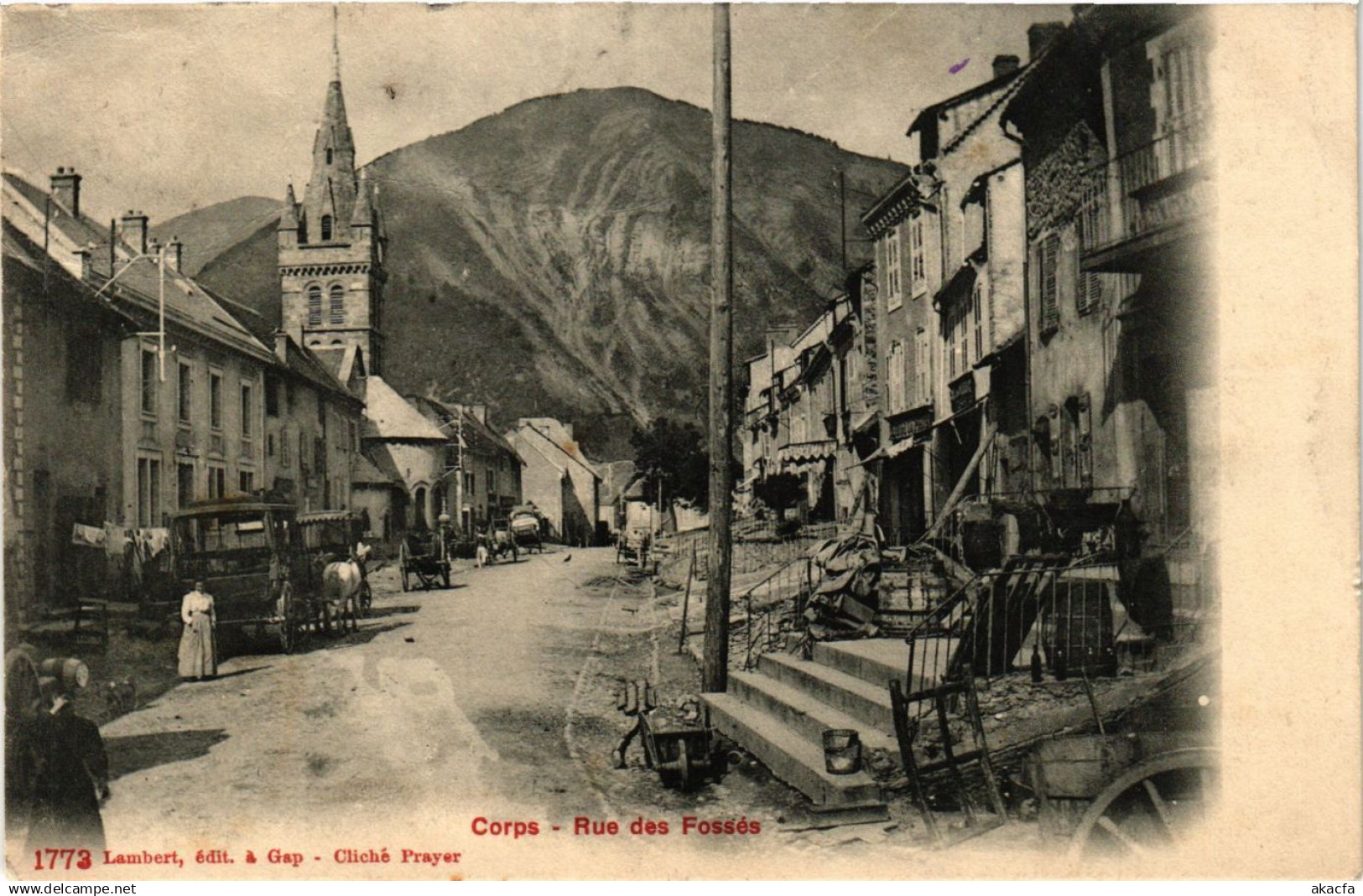 CPA CORPS - Rue des Fosses (392248)