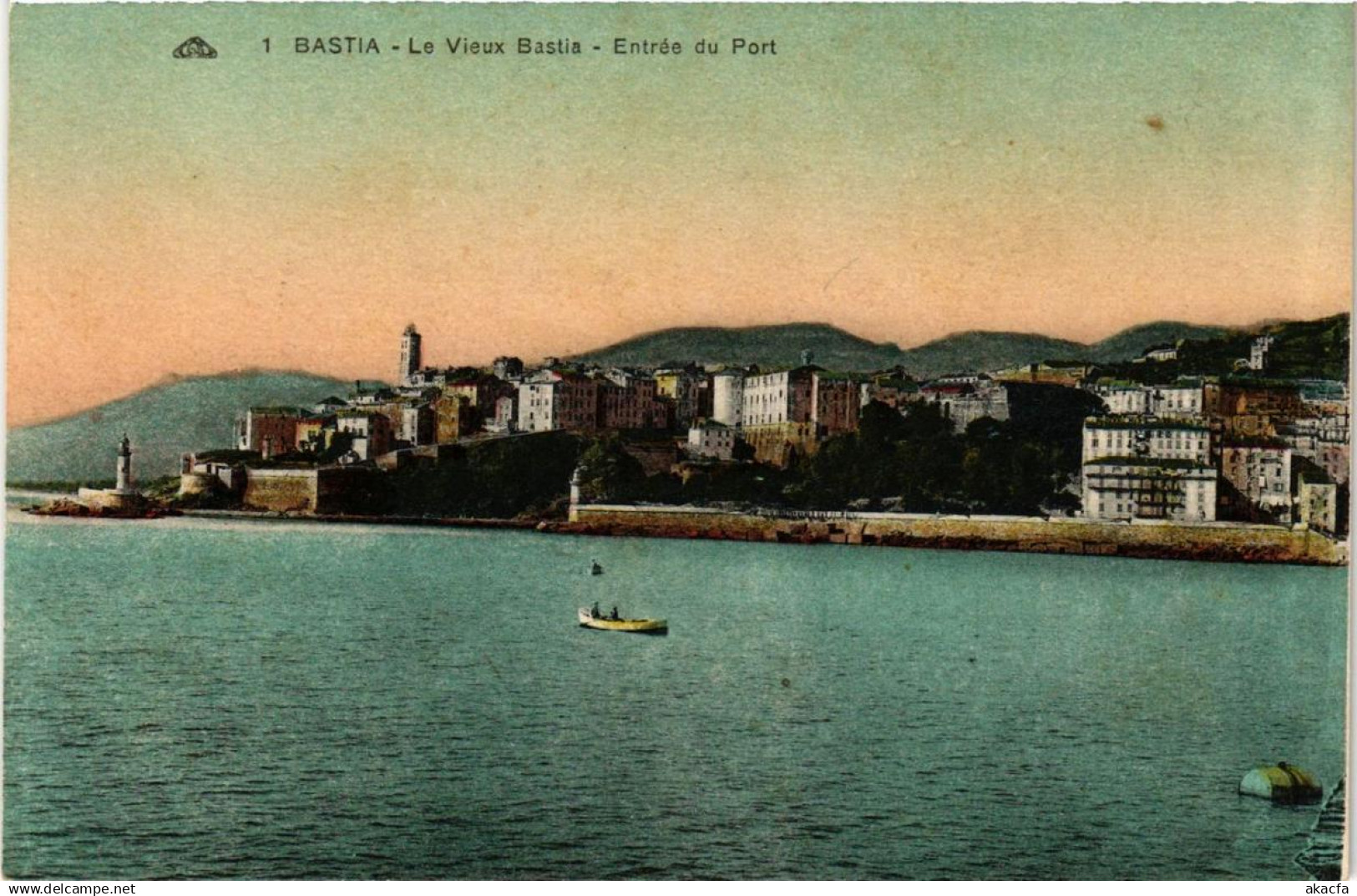 CPA CORSE - BASTIA - Le Vieux BASTIA-Entrée du Port (710447)