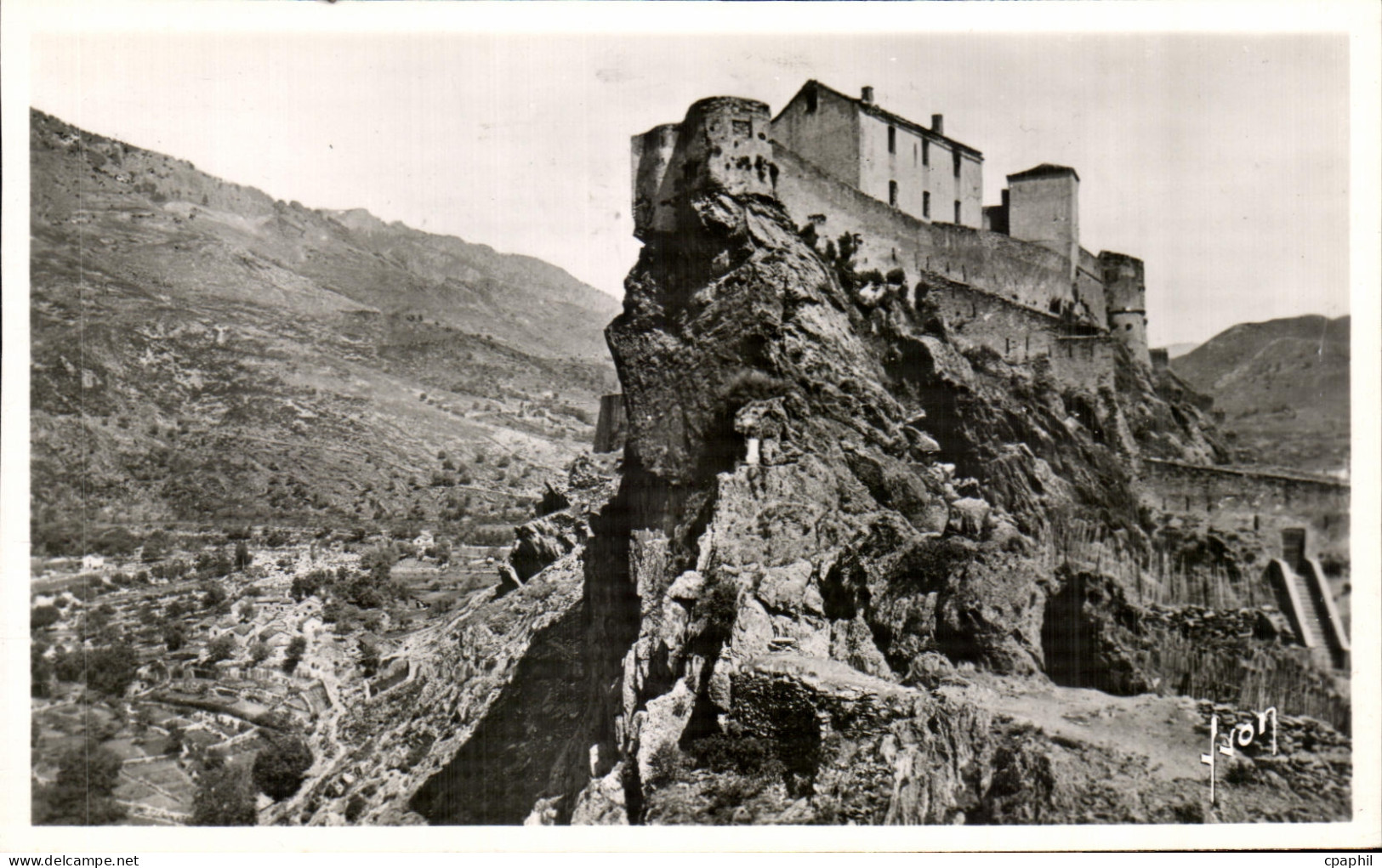 CPA Corte (Corse) La citadelle
