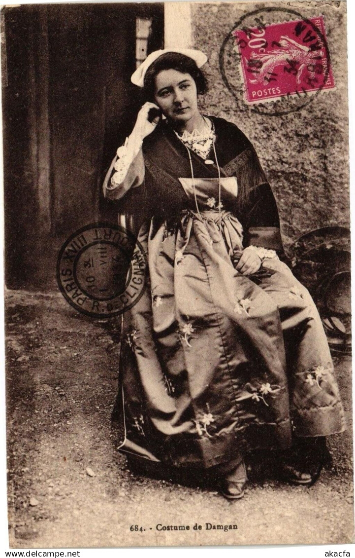 CPA Costume du DAMGAN (205849)