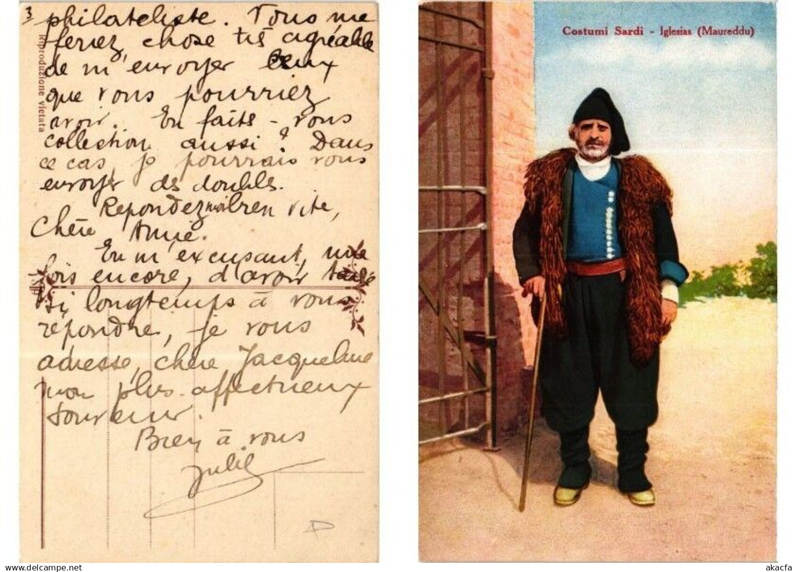 CPA Costumi Sardi-Iglesias ITALY (591955)