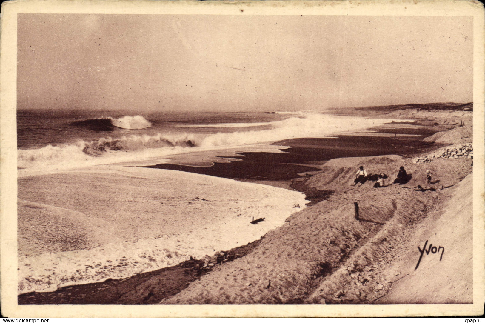 CPA Cote d'Argent Hossegor Landes l'Ocean a Moree Montante
