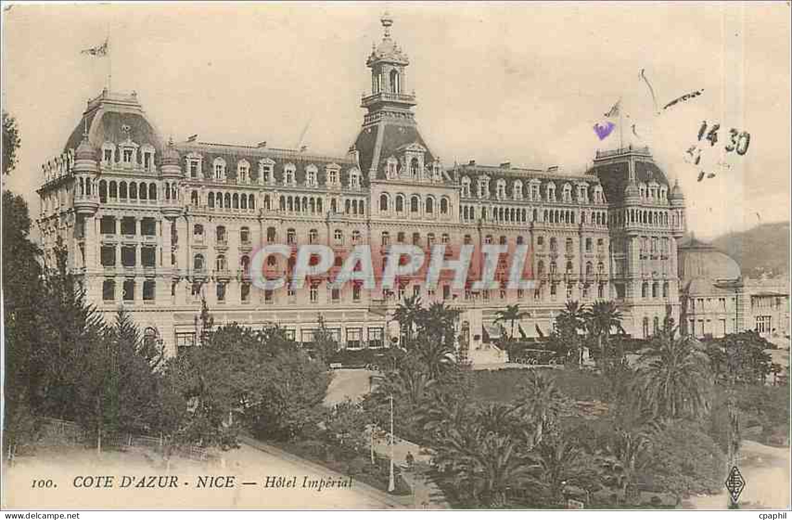 CPA Cote d'Azur Nice Hotel Imperial