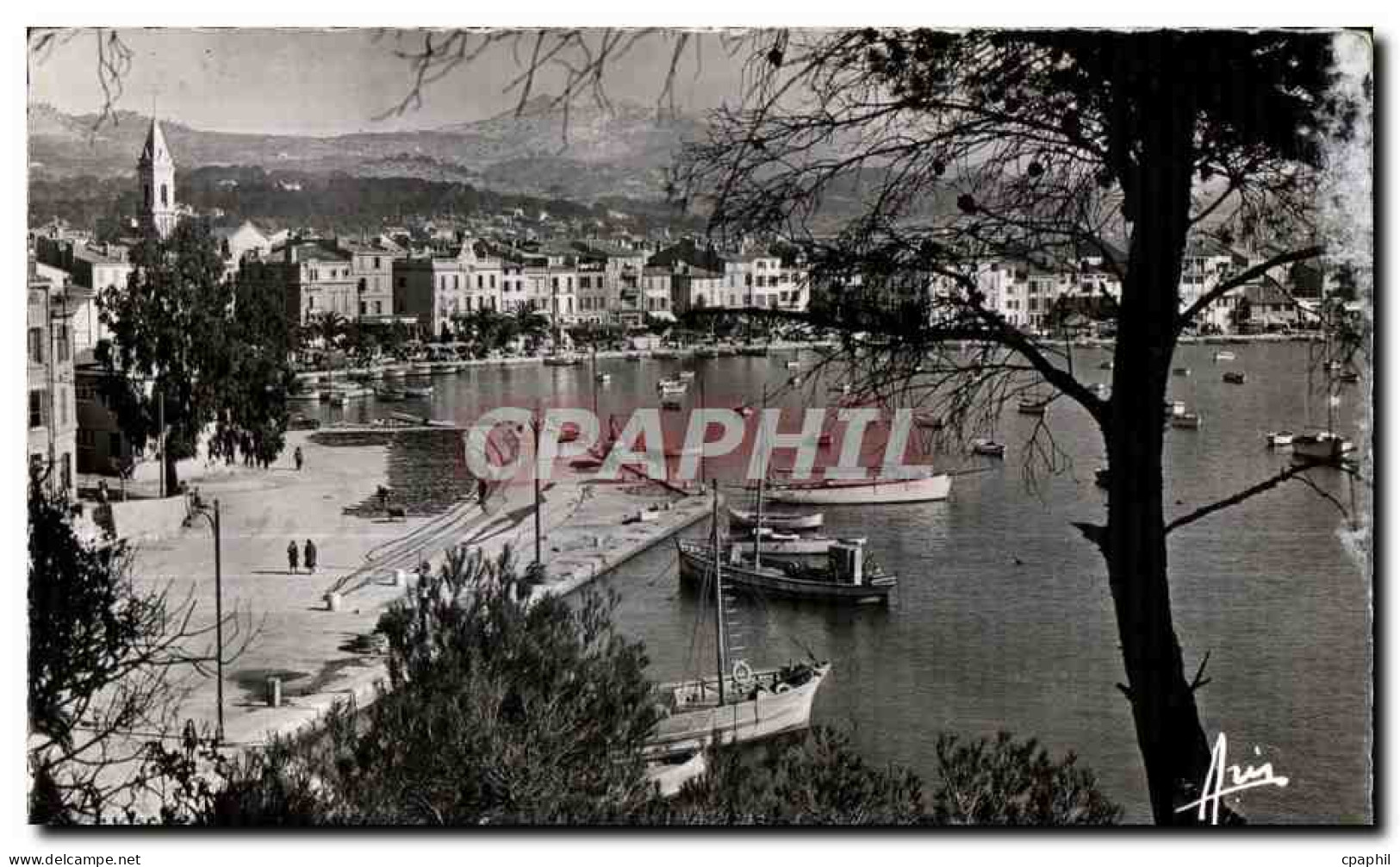 CPA Cote d Azur Sanary sur Mer Vue generale