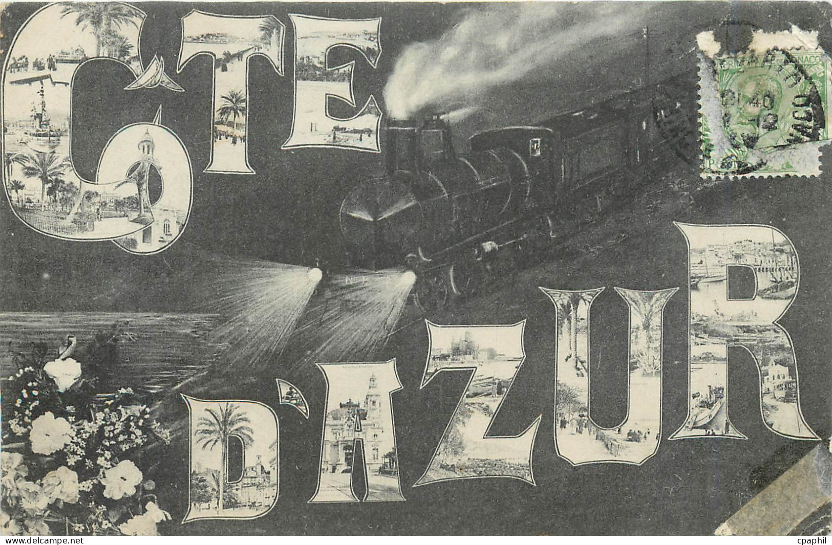 CPA Cote d'Azur Train