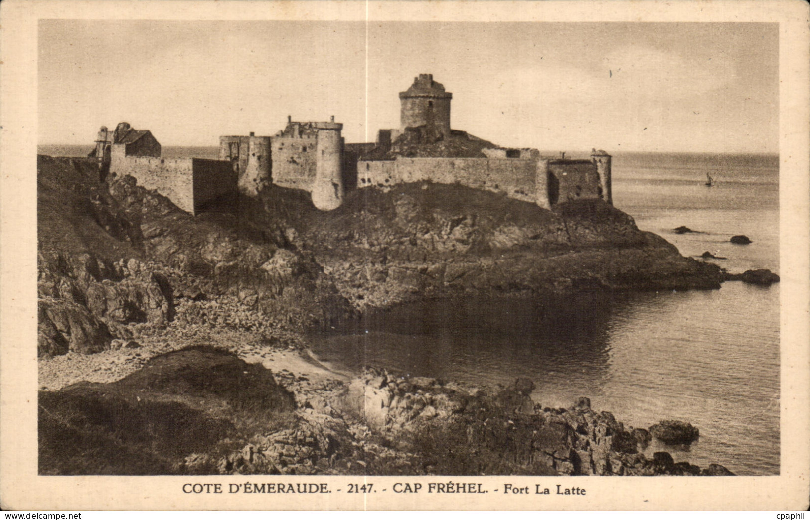 CPA Cote D Emeraude Cap Frehel Cap Frehel Fort La Latte
