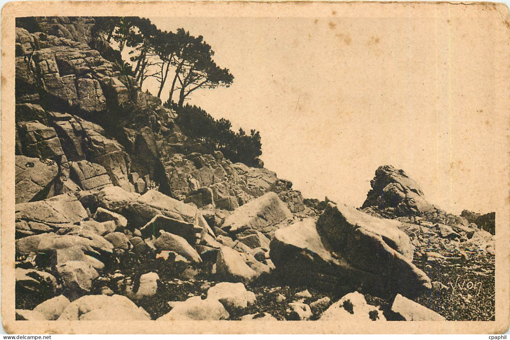 CPA COTE DE GRANIT-ILE DE BREHAT (CODE N) Le Riva de l'ile a l'arrivée