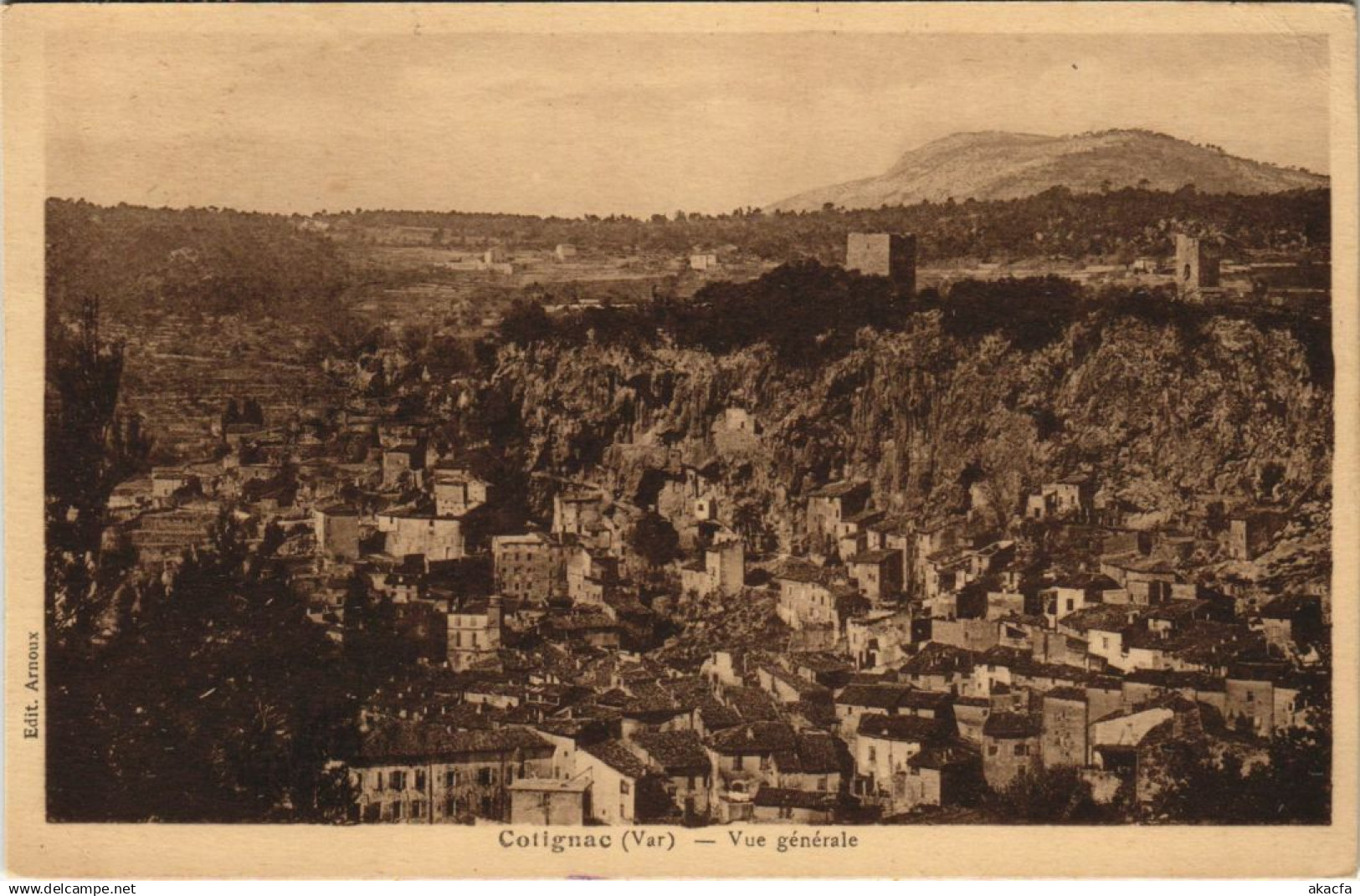 CPA COTIGNAC Vue Generale (1111116)