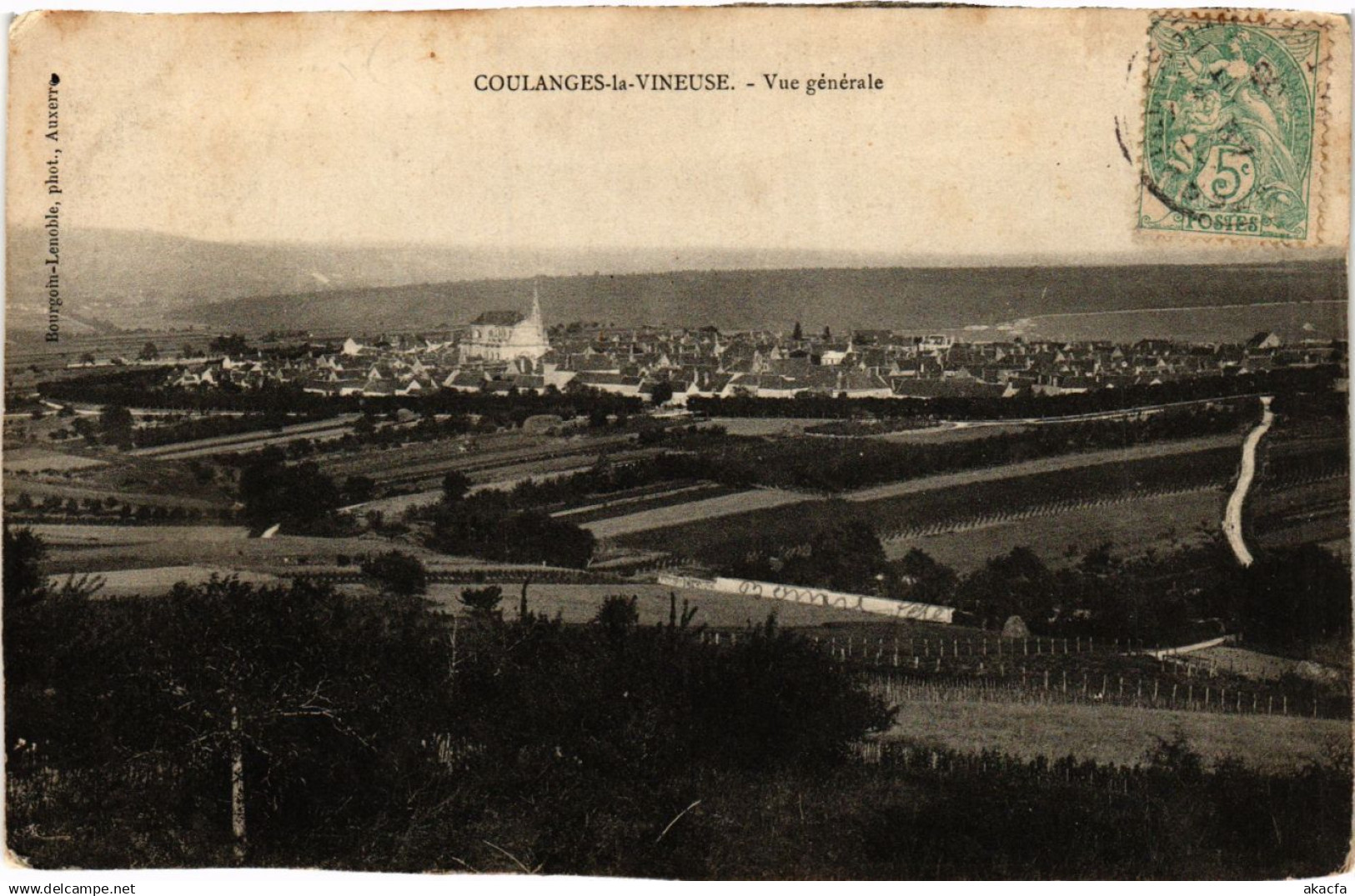 CPA COULANGES-la-VINEUSE - Vue générale (357873)